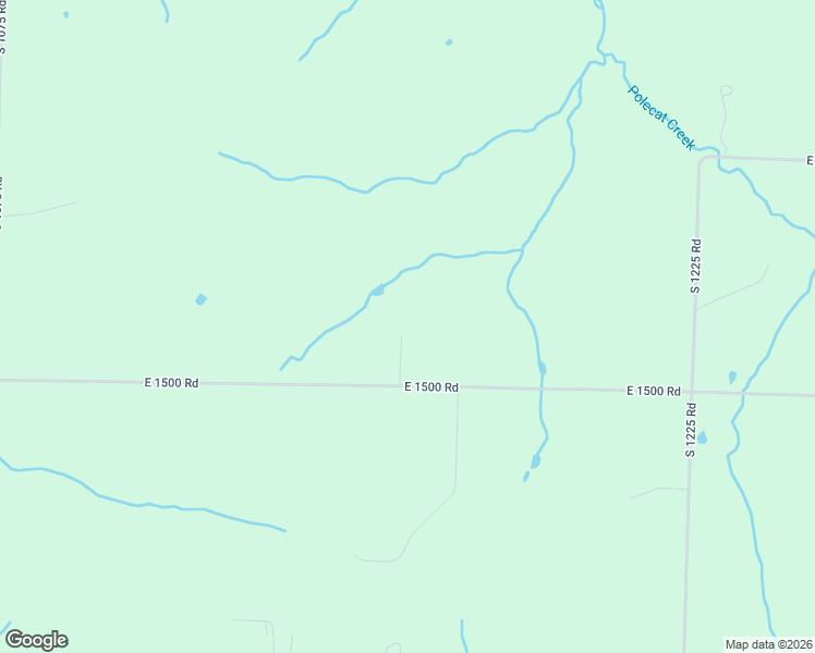 map of restaurants, bars, coffee shops, grocery stores, and more near 11655 East 1500 Road in Stockton