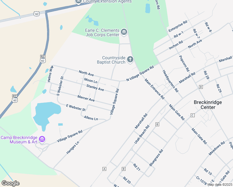 map of restaurants, bars, coffee shops, grocery stores, and more near 1549 Stanley Avenue in Morganfield