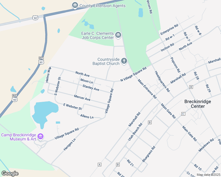 map of restaurants, bars, coffee shops, grocery stores, and more near 1501-1549 Stanley Avenue in Morganfield