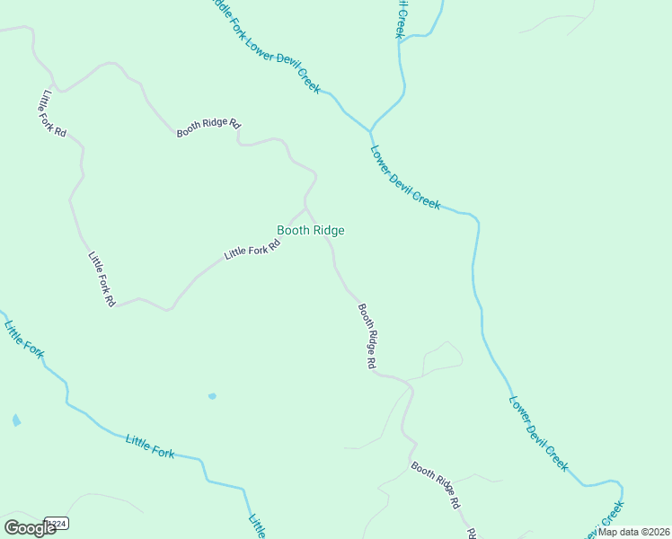 map of restaurants, bars, coffee shops, grocery stores, and more near Booth Ridge Road in Wolfe County