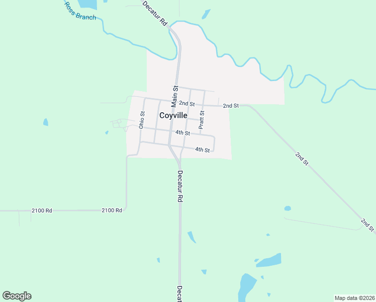map of restaurants, bars, coffee shops, grocery stores, and more near 2234 Saint Louis Street in Coyville