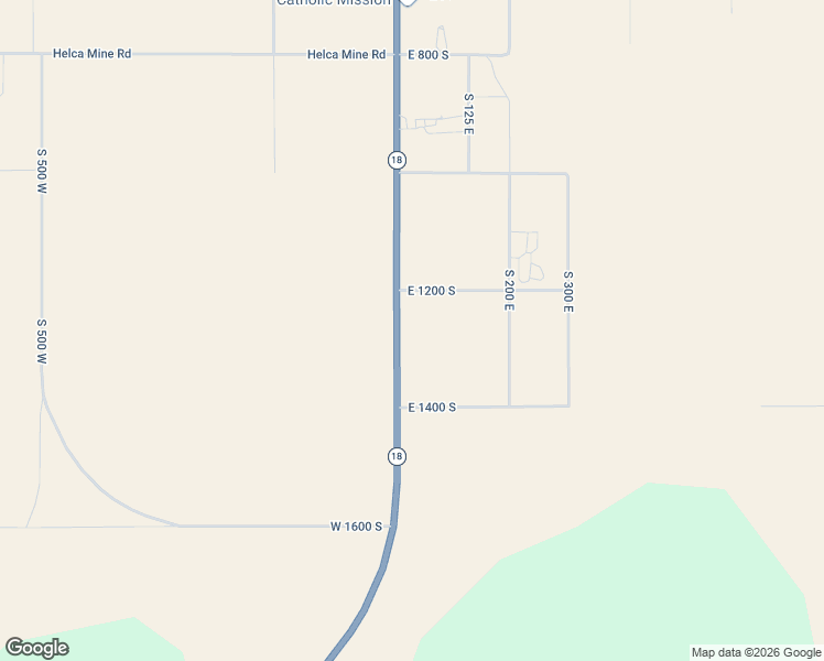 map of restaurants, bars, coffee shops, grocery stores, and more near 1315 Utah 18 in Beryl