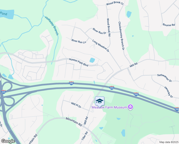 map of restaurants, bars, coffee shops, grocery stores, and more near 3009 Ridgegate Drive in Glen Allen