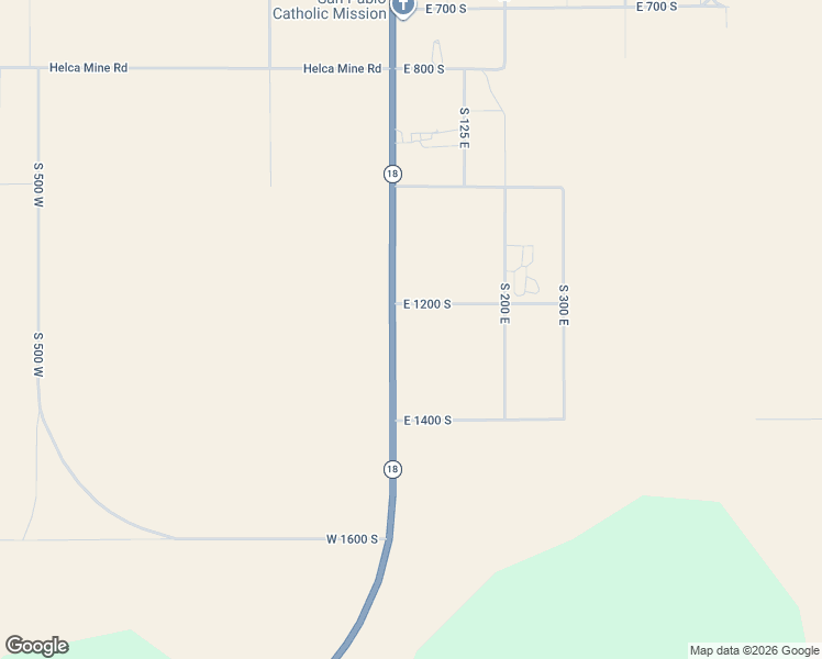 map of restaurants, bars, coffee shops, grocery stores, and more near 1245 Utah 18 in Beryl