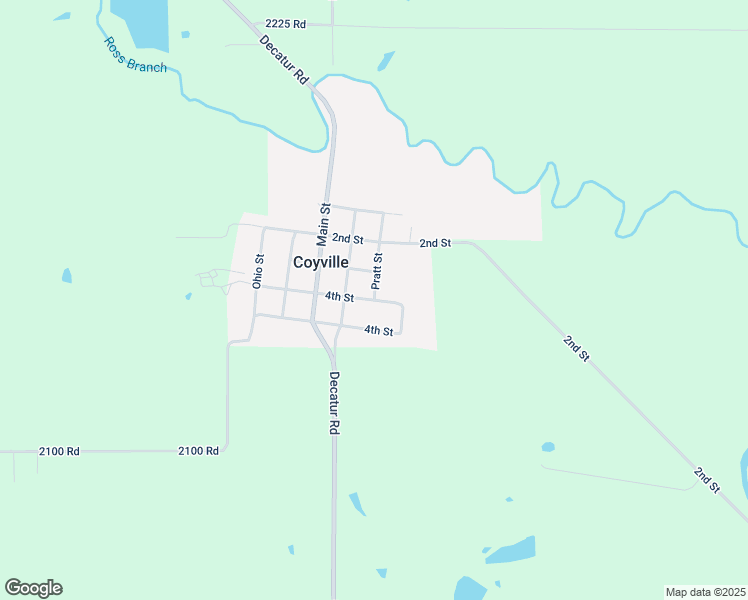 map of restaurants, bars, coffee shops, grocery stores, and more near Smith Street in Coyville