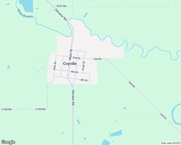 map of restaurants, bars, coffee shops, grocery stores, and more near Smith Street in Coyville