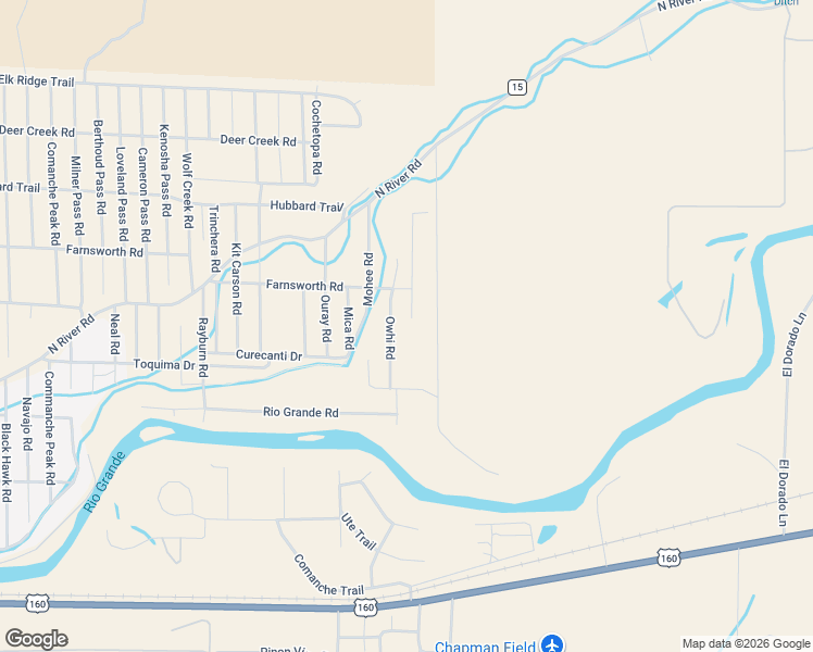 map of restaurants, bars, coffee shops, grocery stores, and more near 99 Red Feather Road in South Fork