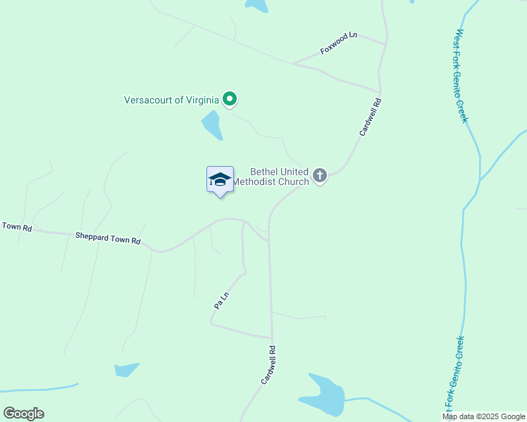 map of restaurants, bars, coffee shops, grocery stores, and more near 1918 Cardwell Road in Crozier