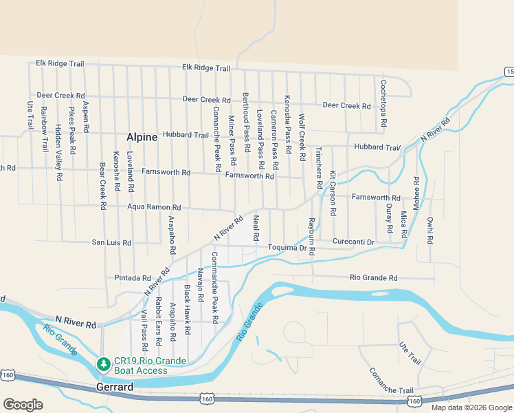 map of restaurants, bars, coffee shops, grocery stores, and more near 75 Berthoud Pass Rd in South Fork