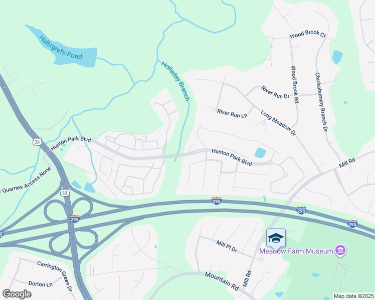 map of restaurants, bars, coffee shops, grocery stores, and more near 11600 Vicars Ridge Lane in Glen Allen