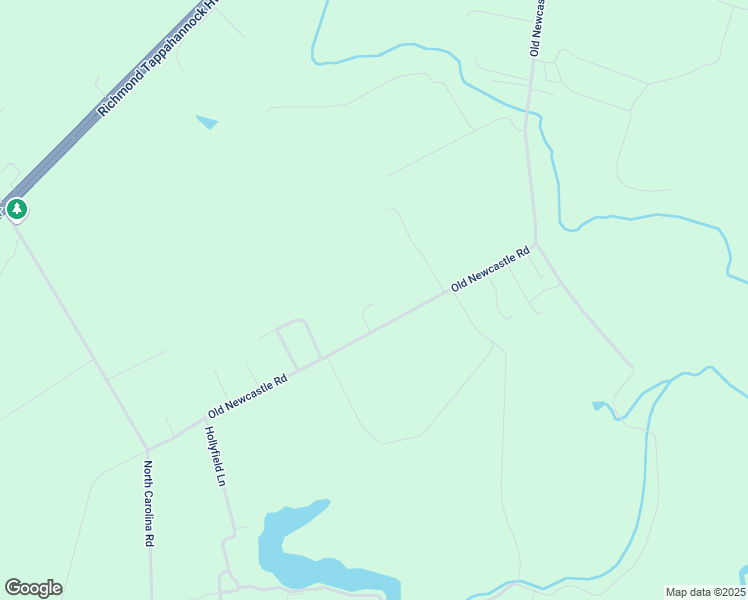 map of restaurants, bars, coffee shops, grocery stores, and more near 1868 Old New Castle Road in Manquin