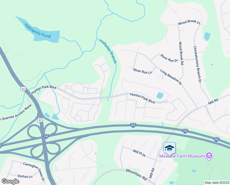 map of restaurants, bars, coffee shops, grocery stores, and more near 11604 Vicars Ridge Lane in Glen Allen
