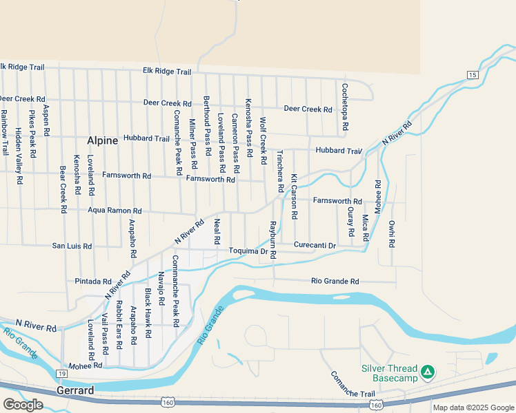 map of restaurants, bars, coffee shops, grocery stores, and more near 30 Kenosha Pass Rd in South Fork