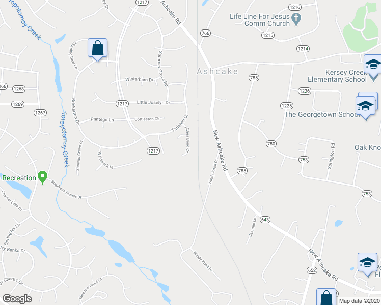 map of restaurants, bars, coffee shops, grocery stores, and more near 10318 Althea Bend Court in Mechanicsville