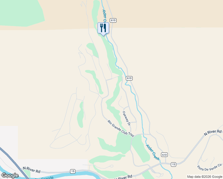 map of restaurants, bars, coffee shops, grocery stores, and more near 472 Rio Grande Club Trail in South Fork