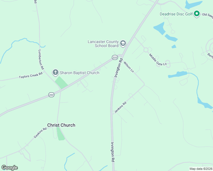 map of restaurants, bars, coffee shops, grocery stores, and more near 2702 Irvington Road in Weems