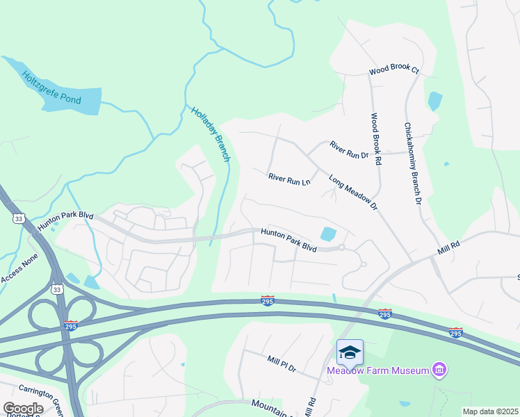 map of restaurants, bars, coffee shops, grocery stores, and more near 11444 Abbots Cross Lane in Glen Allen