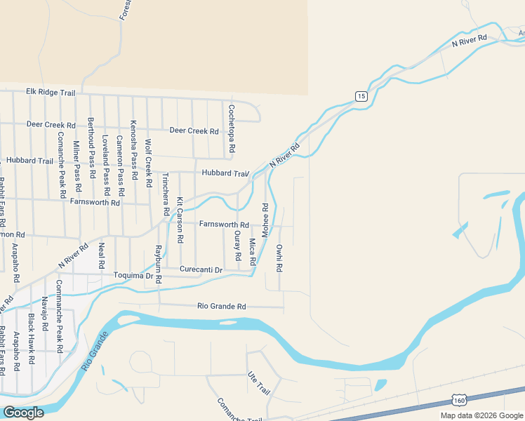 map of restaurants, bars, coffee shops, grocery stores, and more near 1309 Mohee Road in South Fork
