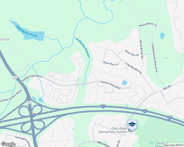 map of restaurants, bars, coffee shops, grocery stores, and more near 11485 Abbots Cross Lane in Glen Allen