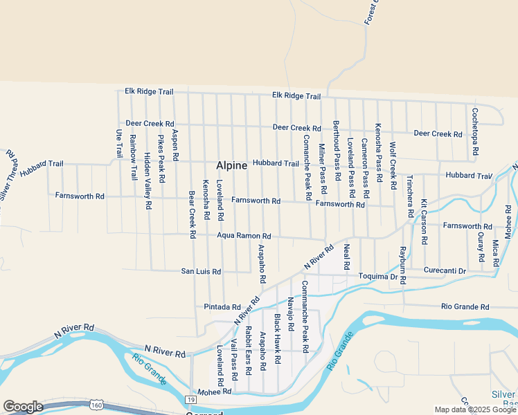 map of restaurants, bars, coffee shops, grocery stores, and more near 670-676 Arapahoe Road in South Fork