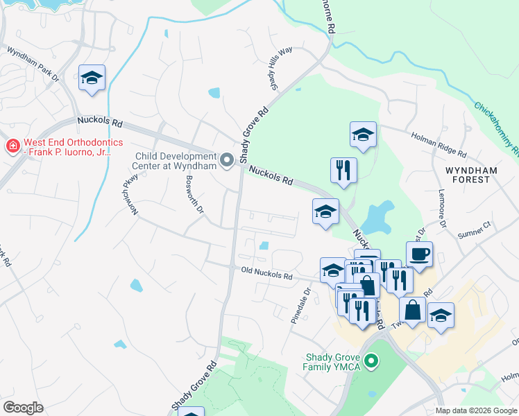 map of restaurants, bars, coffee shops, grocery stores, and more near 5916 Gate House Drive in Glen Allen