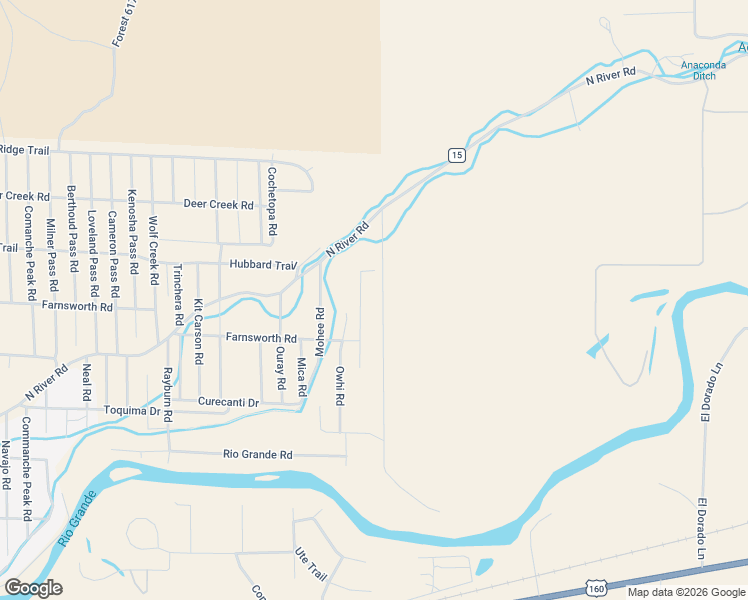 map of restaurants, bars, coffee shops, grocery stores, and more near 371 Pink Cloud Road in South Fork