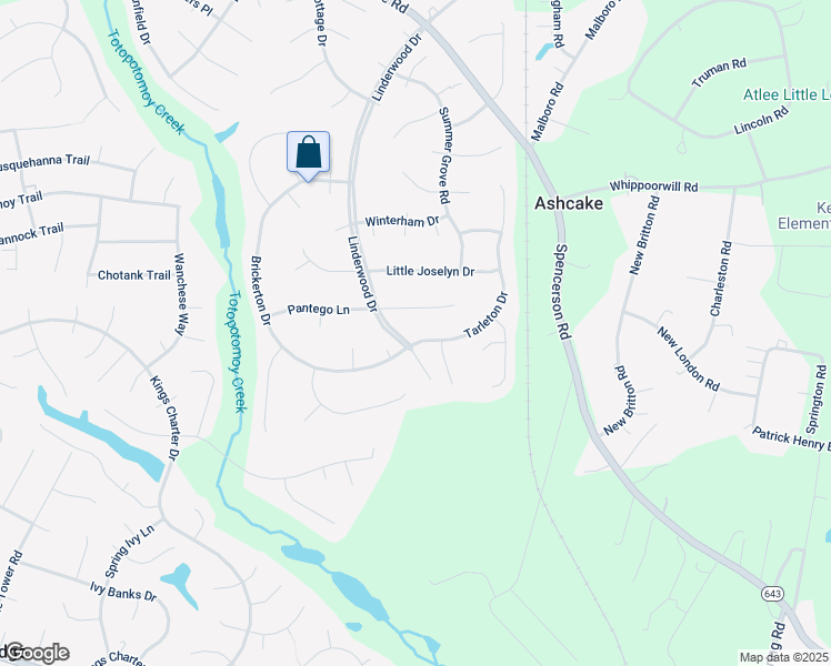 map of restaurants, bars, coffee shops, grocery stores, and more near 10267 Tarleton Drive in Mechanicsville