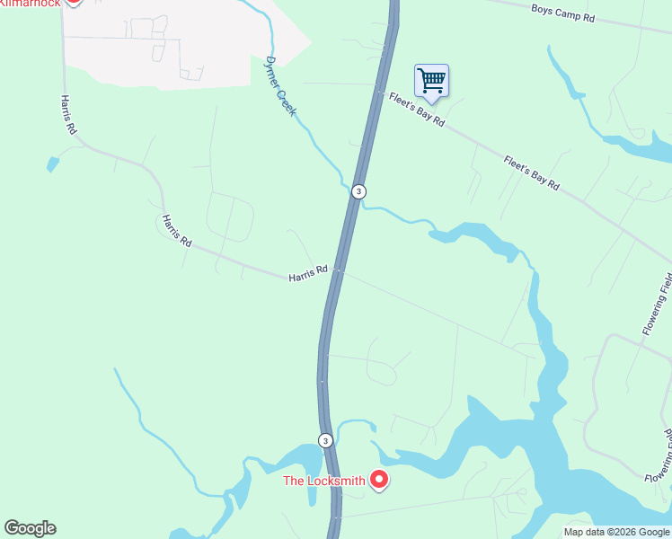 map of restaurants, bars, coffee shops, grocery stores, and more near 16970 Mary Ball Road in White Stone