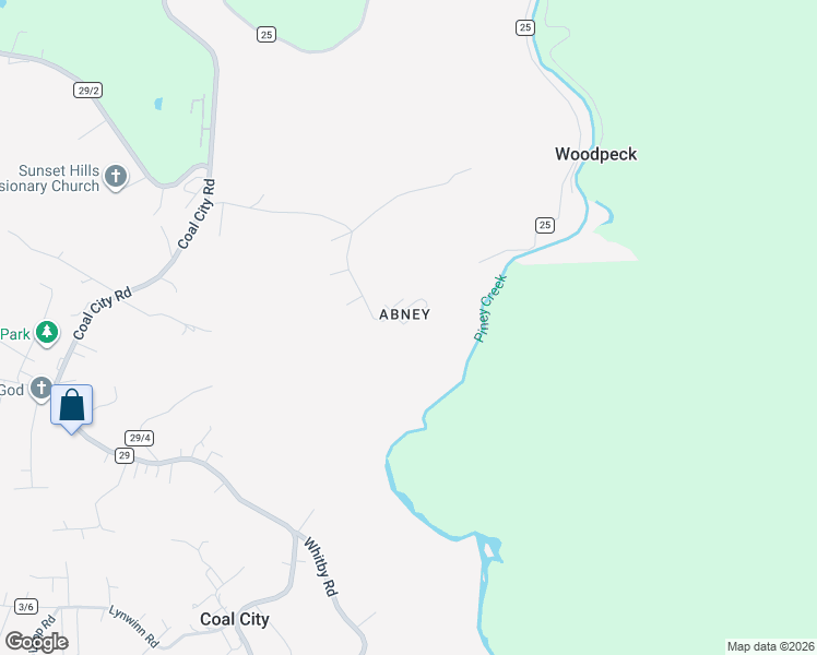 map of restaurants, bars, coffee shops, grocery stores, and more near 483 Abney Road in Coal City