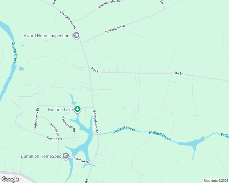 map of restaurants, bars, coffee shops, grocery stores, and more near 10316 Georgetown Road in Mechanicsville