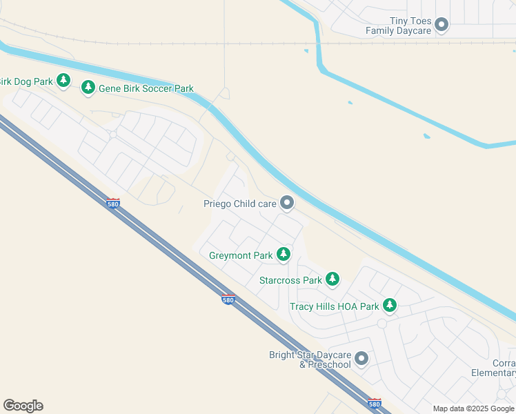 map of restaurants, bars, coffee shops, grocery stores, and more near 5796 Markham Court in Tracy
