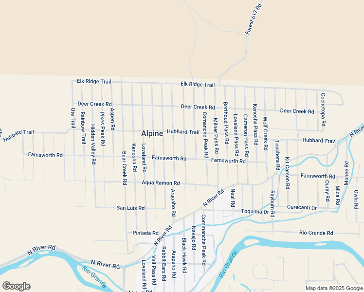 map of restaurants, bars, coffee shops, grocery stores, and more near 774 Arapahoe Road in South Fork
