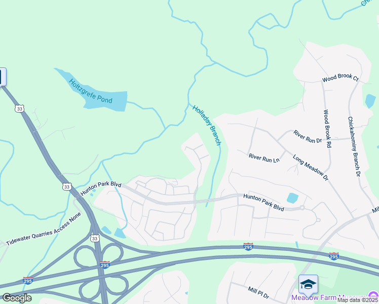 map of restaurants, bars, coffee shops, grocery stores, and more near 3221 Friars Walk Lane in Glen Allen