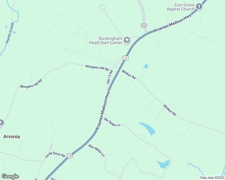 map of restaurants, bars, coffee shops, grocery stores, and more near 29988 North James Madison Highway in New Canton