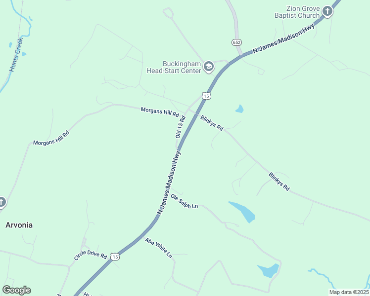 map of restaurants, bars, coffee shops, grocery stores, and more near 29988 North James Madison Highway in New Canton