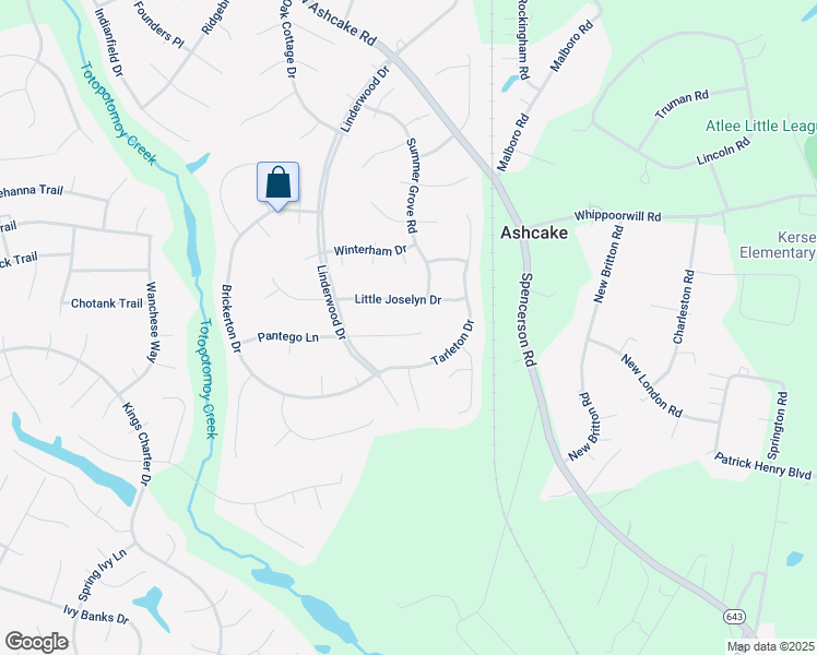 map of restaurants, bars, coffee shops, grocery stores, and more near 9060 Cottleston Circle in Mechanicsville