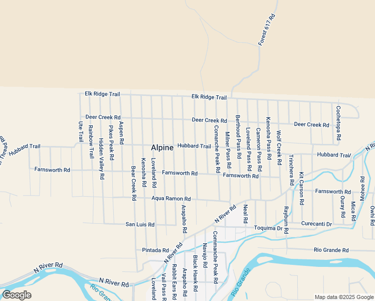 map of restaurants, bars, coffee shops, grocery stores, and more near 774 Arapahoe Road in South Fork