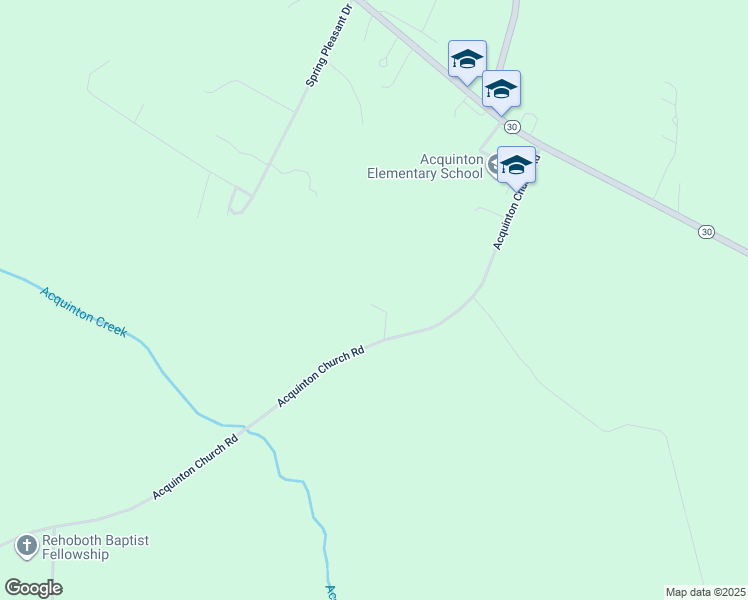 map of restaurants, bars, coffee shops, grocery stores, and more near 7021 Acquinton Church Road in King William
