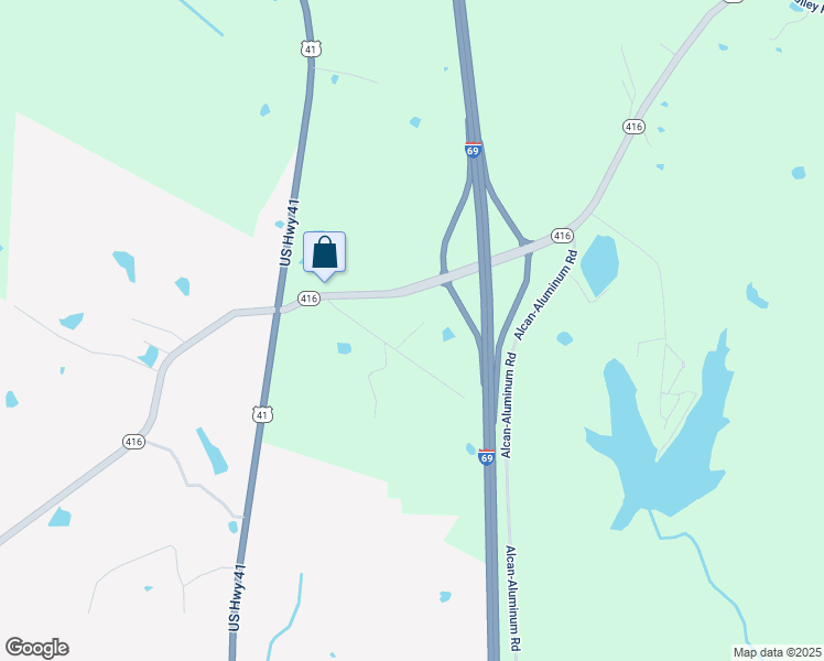 map of restaurants, bars, coffee shops, grocery stores, and more near 7200-7398 Swann Lane in Robards