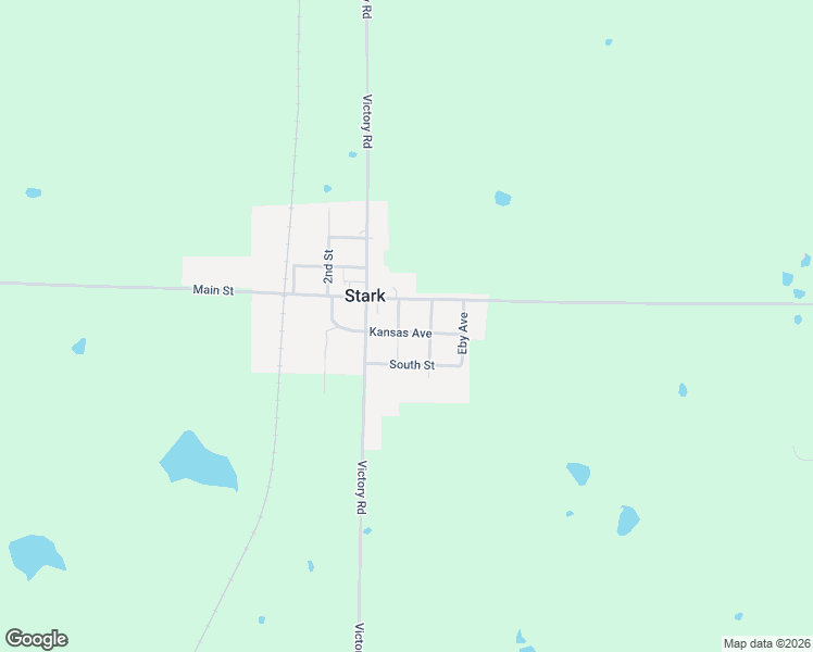 map of restaurants, bars, coffee shops, grocery stores, and more near 120 Kansas Avenue in Stark