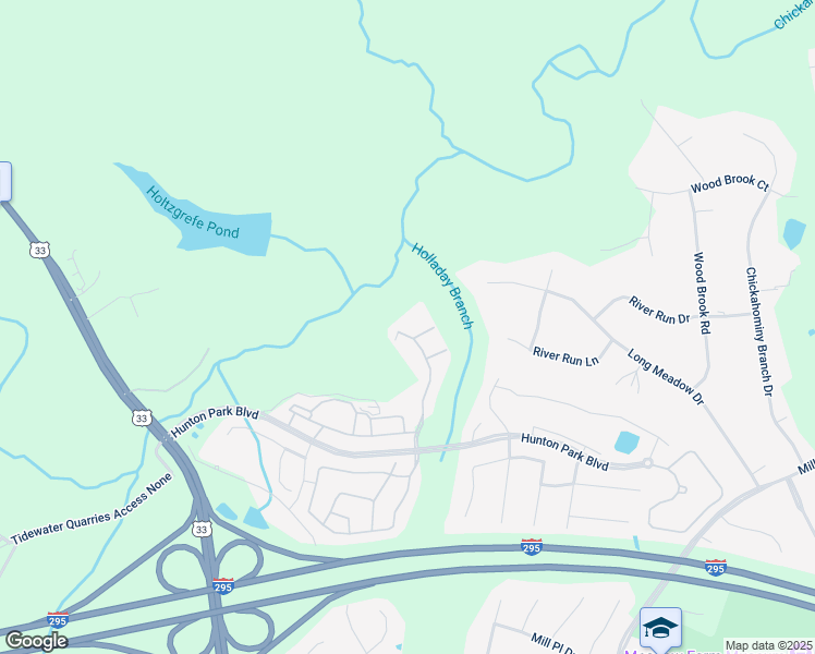 map of restaurants, bars, coffee shops, grocery stores, and more near 3226 Friars Walk Lane in Glen Allen