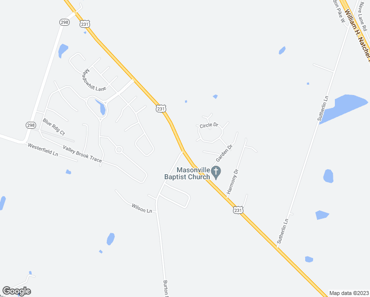 map of restaurants, bars, coffee shops, grocery stores, and more near 6513 U.S. 231 in Utica