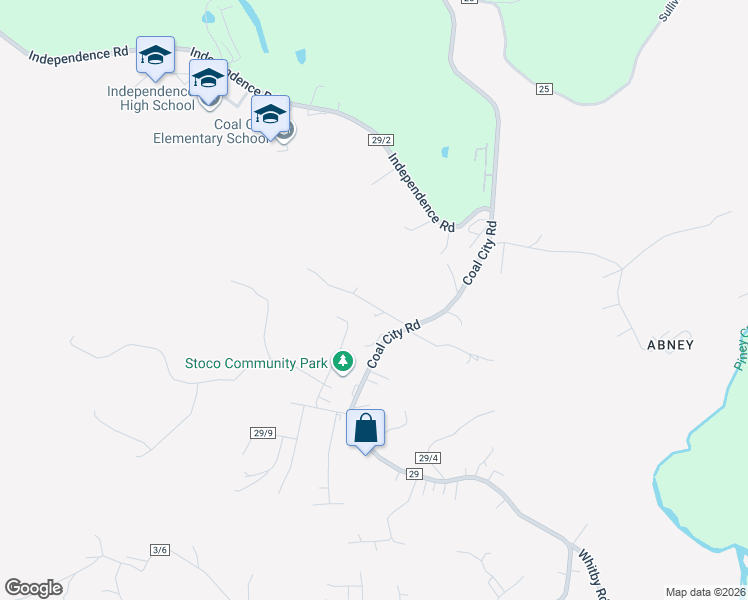 map of restaurants, bars, coffee shops, grocery stores, and more near 142 Smith Street in Beckley