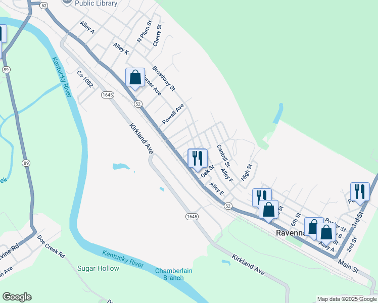 map of restaurants, bars, coffee shops, grocery stores, and more near 116 Maple Avenue in Irvine
