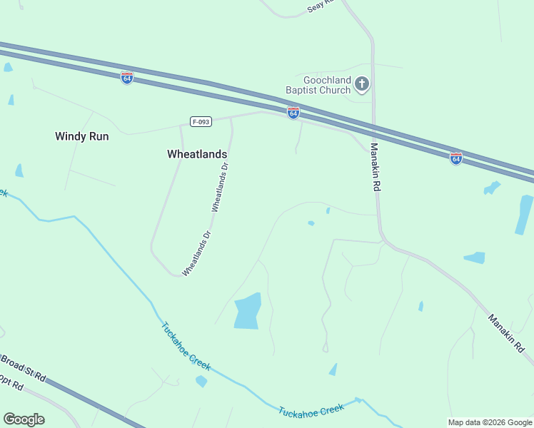 map of restaurants, bars, coffee shops, grocery stores, and more near 518 Fords Road in Manakin-Sabot