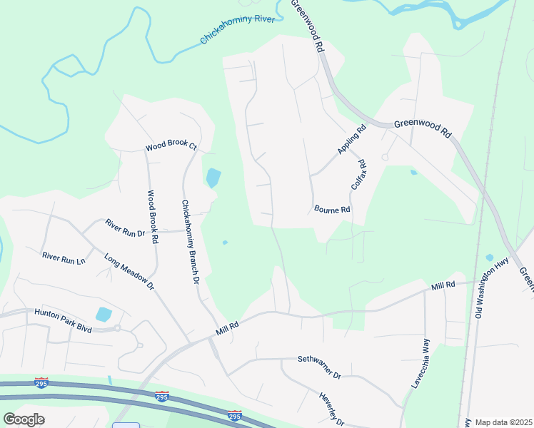 map of restaurants, bars, coffee shops, grocery stores, and more near 3300 Arbill Trace in Glen Allen