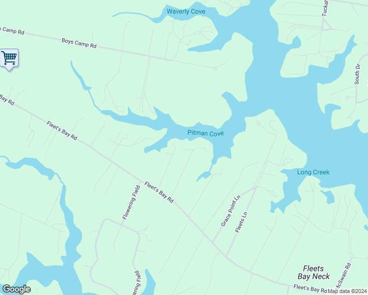 map of restaurants, bars, coffee shops, grocery stores, and more near 249 Harbour View Drive in White Stone