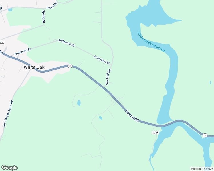 map of restaurants, bars, coffee shops, grocery stores, and more near 110 Fire Trail Road in White Oak