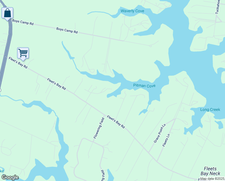 map of restaurants, bars, coffee shops, grocery stores, and more near Whaley Way in White Stone