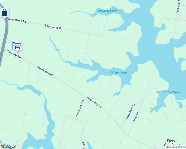 map of restaurants, bars, coffee shops, grocery stores, and more near 145 Whaley Way in White Stone